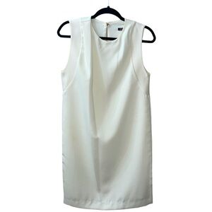 Mango white sleeveless dress